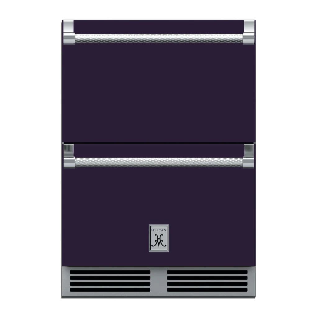 Hestan 24" Undercounter Refrigerator Drawer and Freezer Drawer - GRF Series Refrigerators GRFR24-PP Wine Coolers Empire