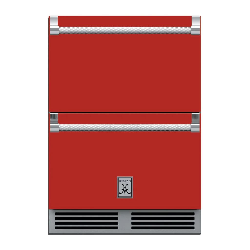 Hestan 24" Undercounter Refrigerator Drawer and Freezer Drawer - GRF Series Refrigerators GRFR24-RD Wine Coolers Empire