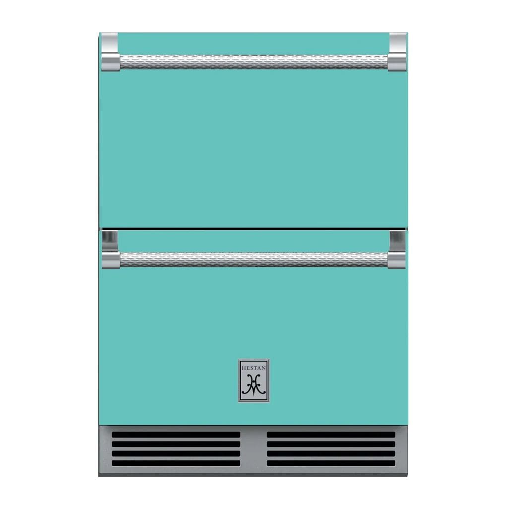 Hestan 24" Undercounter Refrigerator Drawer and Freezer Drawer - GRF Series Refrigerators GRFR24-TQ Wine Coolers Empire