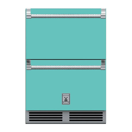 Hestan 24" Undercounter Refrigerator Drawer and Freezer Drawer - GRF Series Refrigerators GRFR24-TQ Wine Coolers Empire