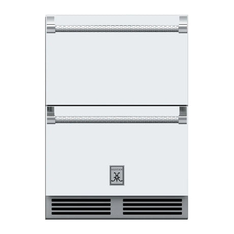 Hestan 24" Undercounter Refrigerator Drawer and Freezer Drawer - GRF Series Refrigerators GRFR24-WH Wine Coolers Empire