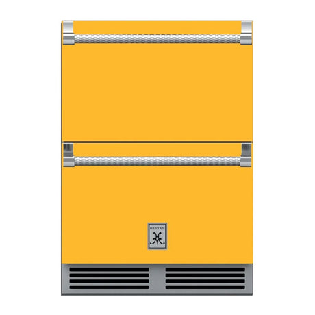 Hestan 24" Undercounter Refrigerator Drawer and Freezer Drawer - GRF Series Refrigerators GRFR24-YW Wine Coolers Empire