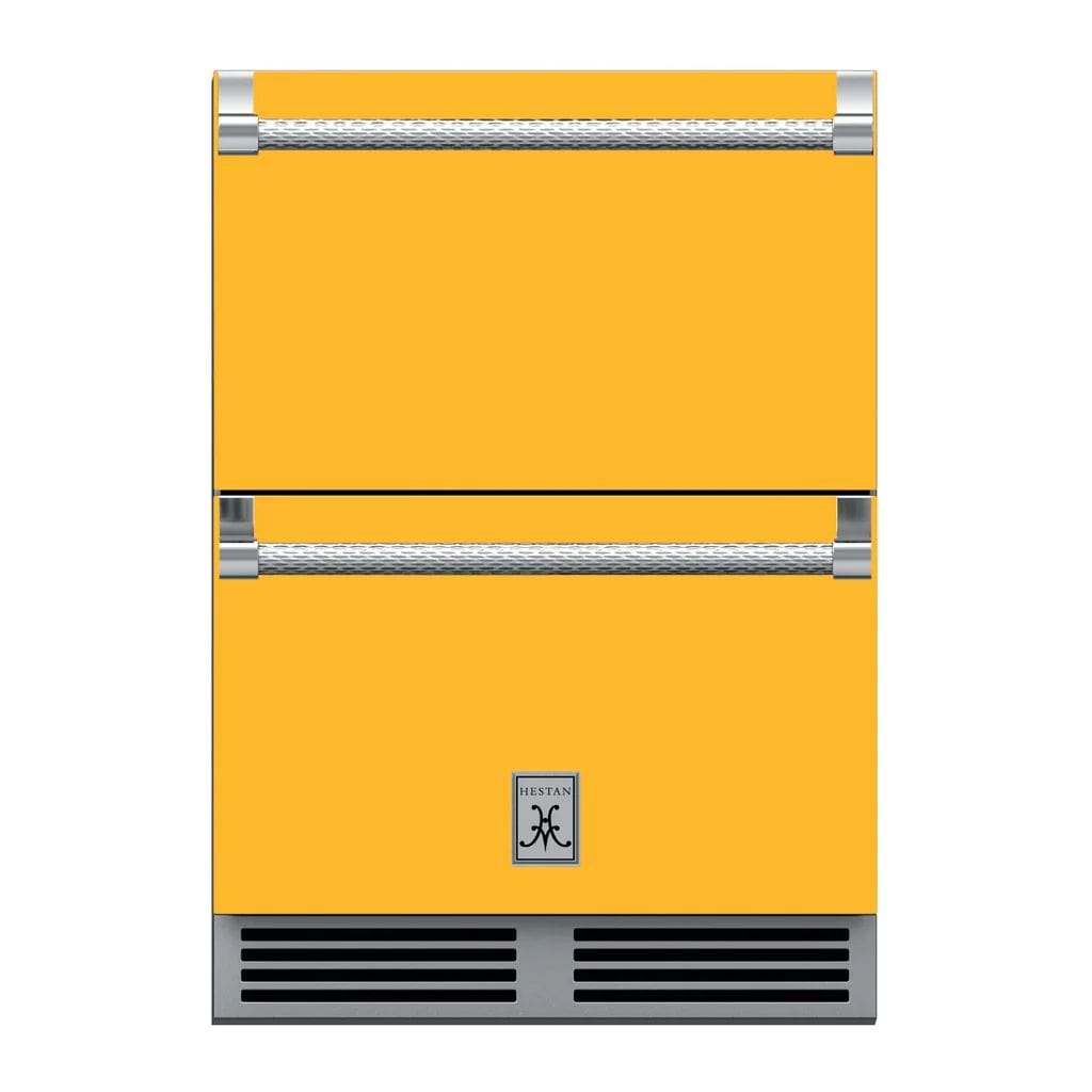 Hestan 24" Undercounter Refrigerator Drawer and Freezer Drawer - GRF Series Refrigerators GRFR24-YW Wine Coolers Empire