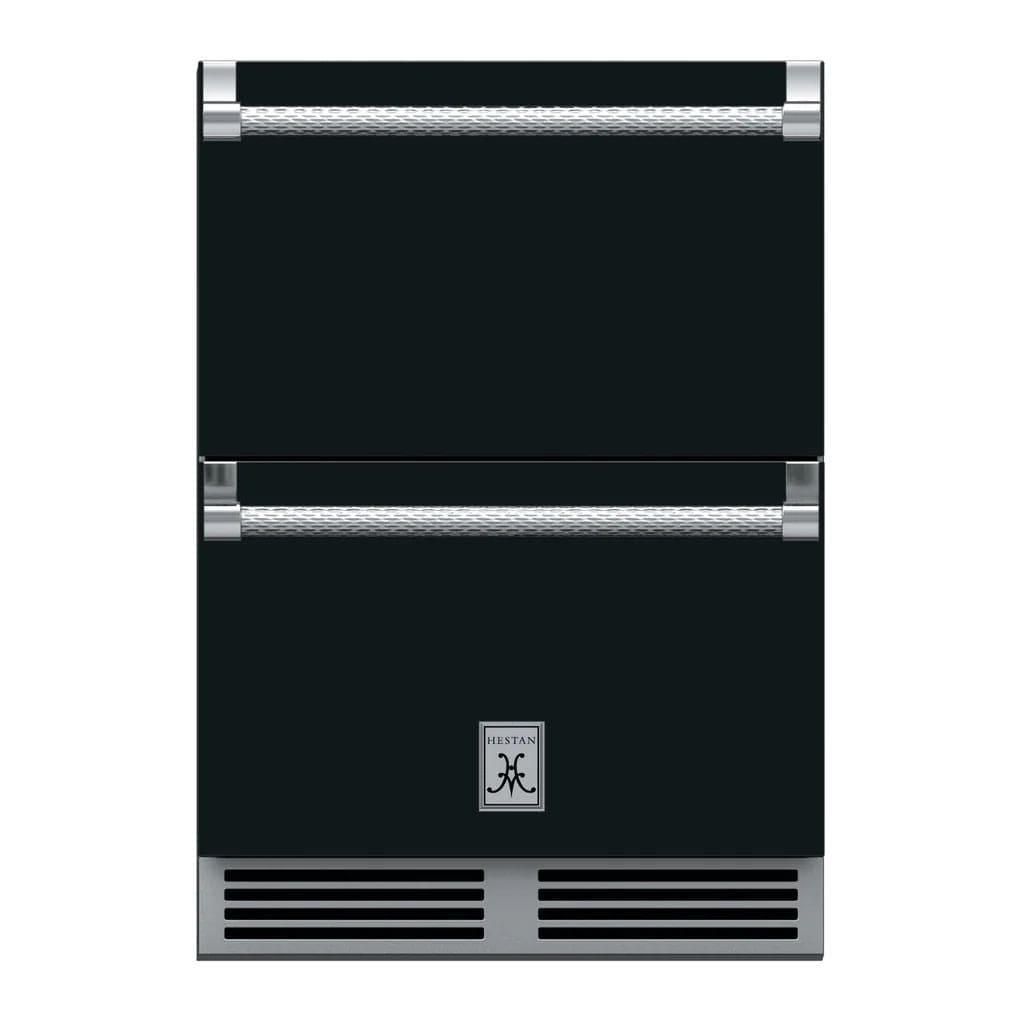 Hestan 24" Undercounter Refrigerator Drawers - GRR Series Refrigerators GRR24-BK Wine Coolers Empire