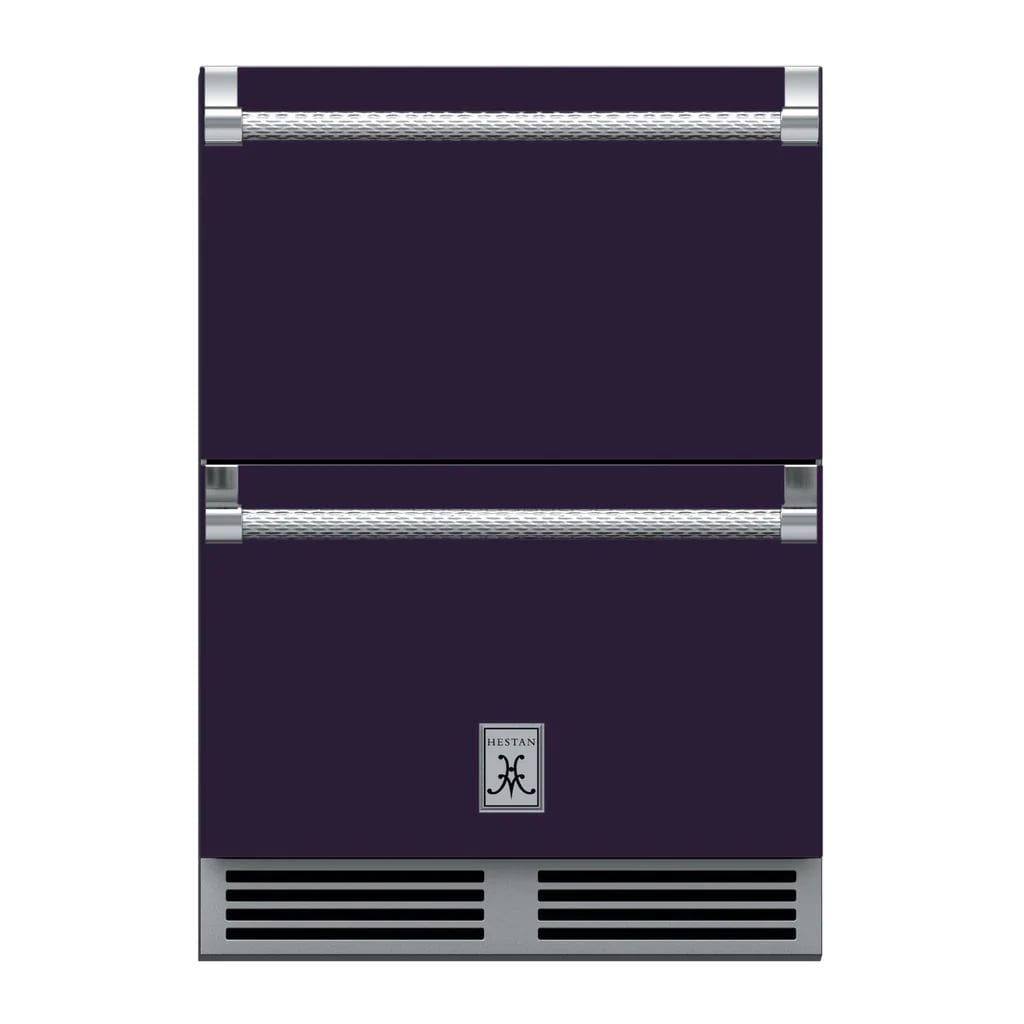 Hestan 24" Undercounter Refrigerator Drawers - GRR Series Refrigerators GRR24-PP Wine Coolers Empire