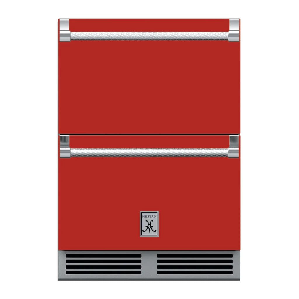 Hestan 24" Undercounter Refrigerator Drawers - GRR Series Refrigerators GRR24-RD Wine Coolers Empire