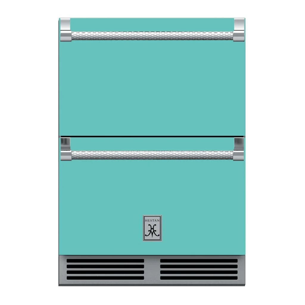 Hestan 24" Undercounter Refrigerator Drawers - GRR Series Refrigerators GRR24-TQ Wine Coolers Empire