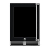 Hestan 24" Undercounter Refrigerator (Glass Door) - GRGR Series Refrigerators GRGL24-BK Wine Coolers Empire