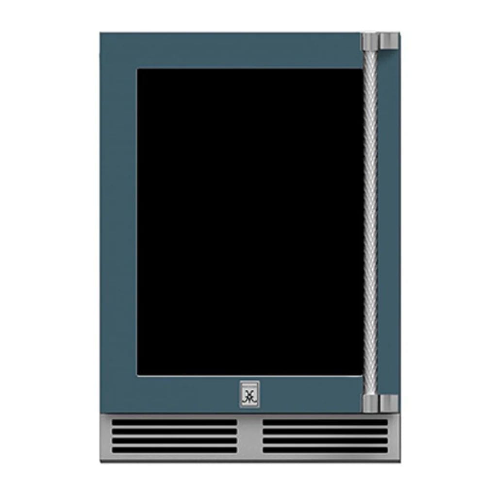 Hestan 24" Undercounter Refrigerator (Glass Door) - GRGR Series Refrigerators GRGL24-GG Wine Coolers Empire