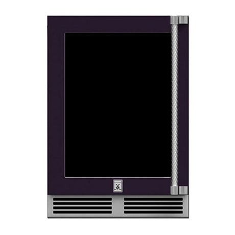 Hestan 24" Undercounter Refrigerator (Glass Door) - GRGR Series Refrigerators GRGL24-PP Wine Coolers Empire