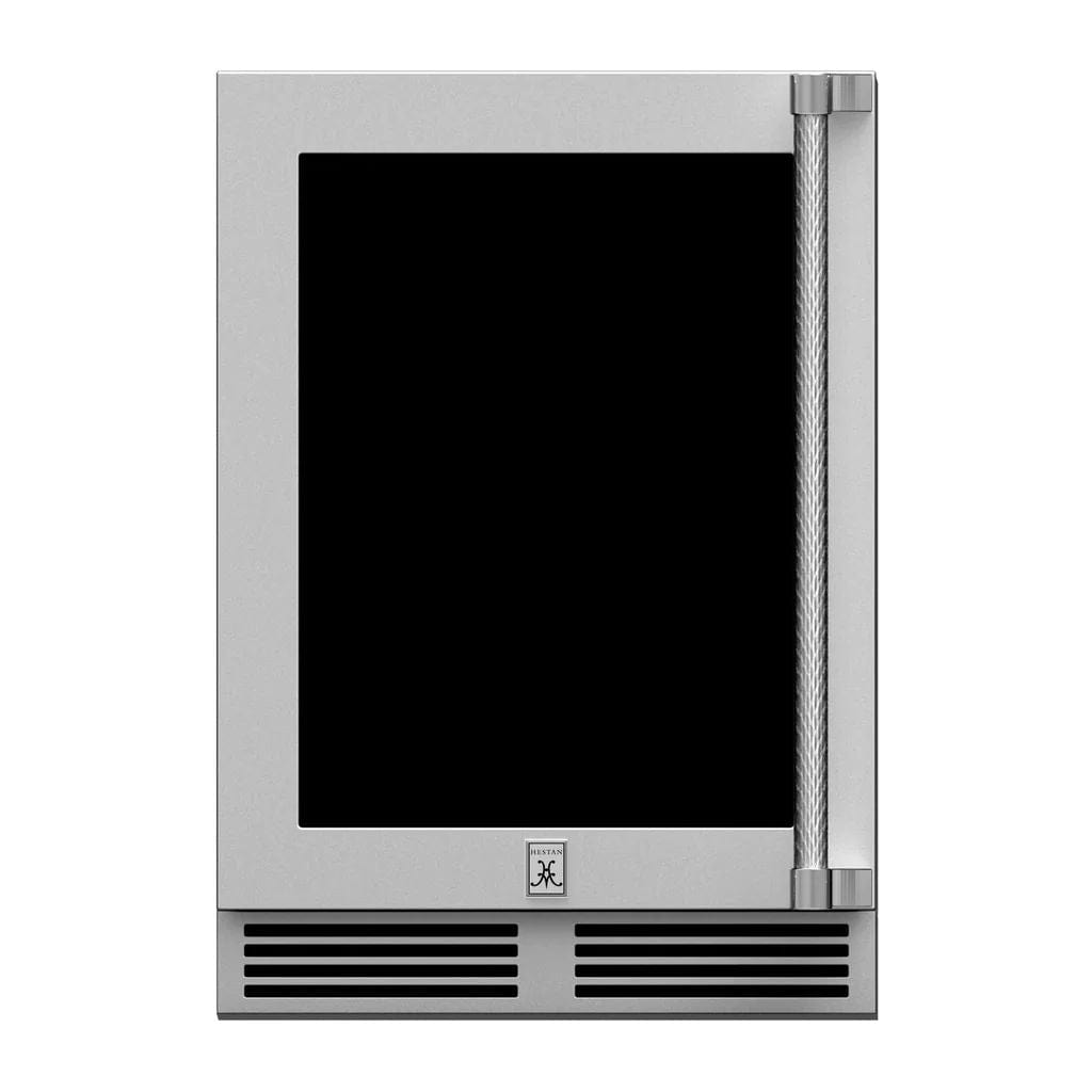 Hestan 24" Undercounter Refrigerator (Glass Door) - GRGR Series Refrigerators GRGL24 Wine Coolers Empire