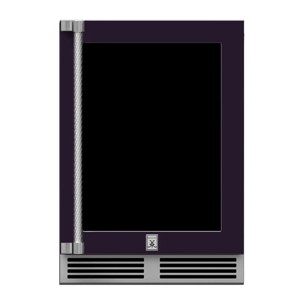 Hestan 24" Undercounter Refrigerator (Glass Door) - GRGR Series Refrigerators GRGR24-PP Wine Coolers Empire