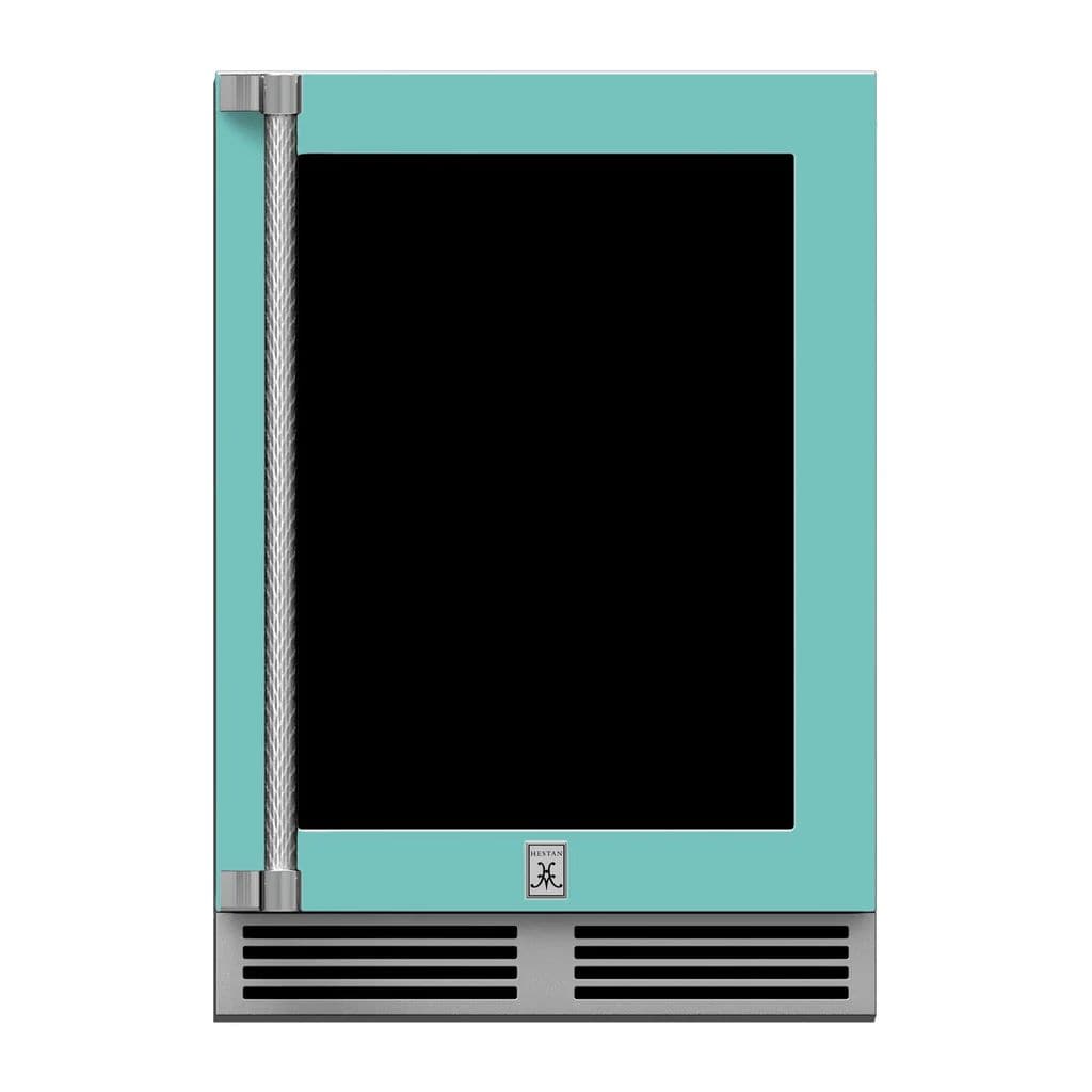 Hestan 24" Undercounter Refrigerator (Glass Door) - GRGR Series Refrigerators GRGR24-TQ Wine Coolers Empire