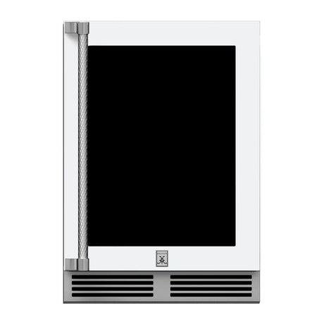 Hestan 24" Undercounter Refrigerator (Glass Door) - GRGR Series Refrigerators GRGR24-WH Wine Coolers Empire