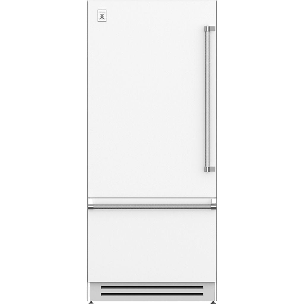 Hestan 36" Bottom Mount, Bottom Compressor Refrigerator - KRB Series Refrigerators KRBL36-WH Wine Coolers Empire