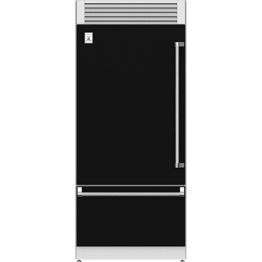 Hestan 36" Pro Style Bottom Mount, Top Compressor Refrigerator - KRP Series Refrigerators KRPL36-BK Wine Coolers Empire