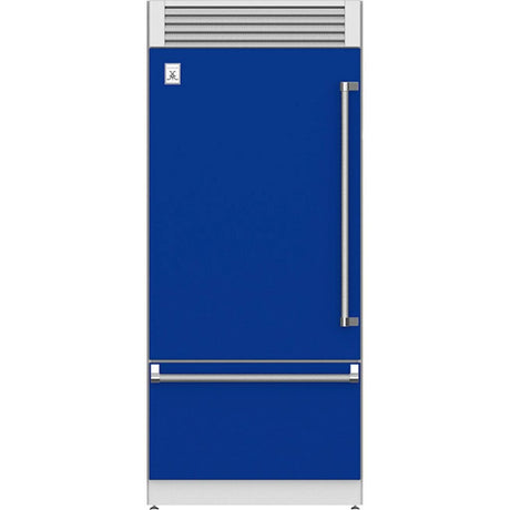 Hestan 36" Pro Style Bottom Mount, Top Compressor Refrigerator - KRP Series Refrigerators KRPL36-BU Wine Coolers Empire