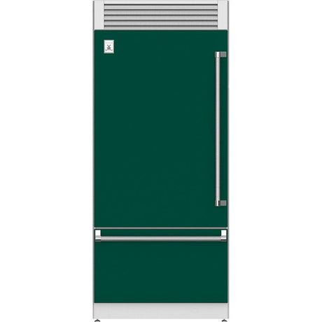 Hestan 36" Pro Style Bottom Mount, Top Compressor Refrigerator - KRP Series Refrigerators KRPL36-GR Wine Coolers Empire