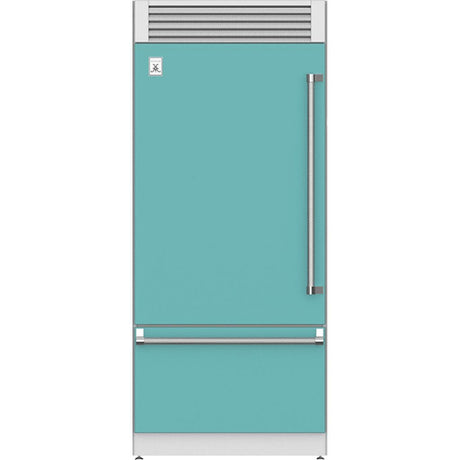 Hestan 36" Pro Style Bottom Mount, Top Compressor Refrigerator - KRP Series Refrigerators KRPL36-TQ Wine Coolers Empire