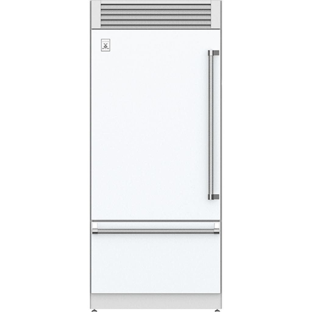 Hestan 36" Pro Style Bottom Mount, Top Compressor Refrigerator - KRP Series Refrigerators KRPL36-WH Wine Coolers Empire