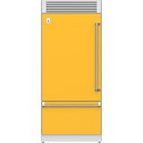 Hestan 36" Pro Style Bottom Mount, Top Compressor Refrigerator - KRP Series Refrigerators KRPL36-YW Wine Coolers Empire