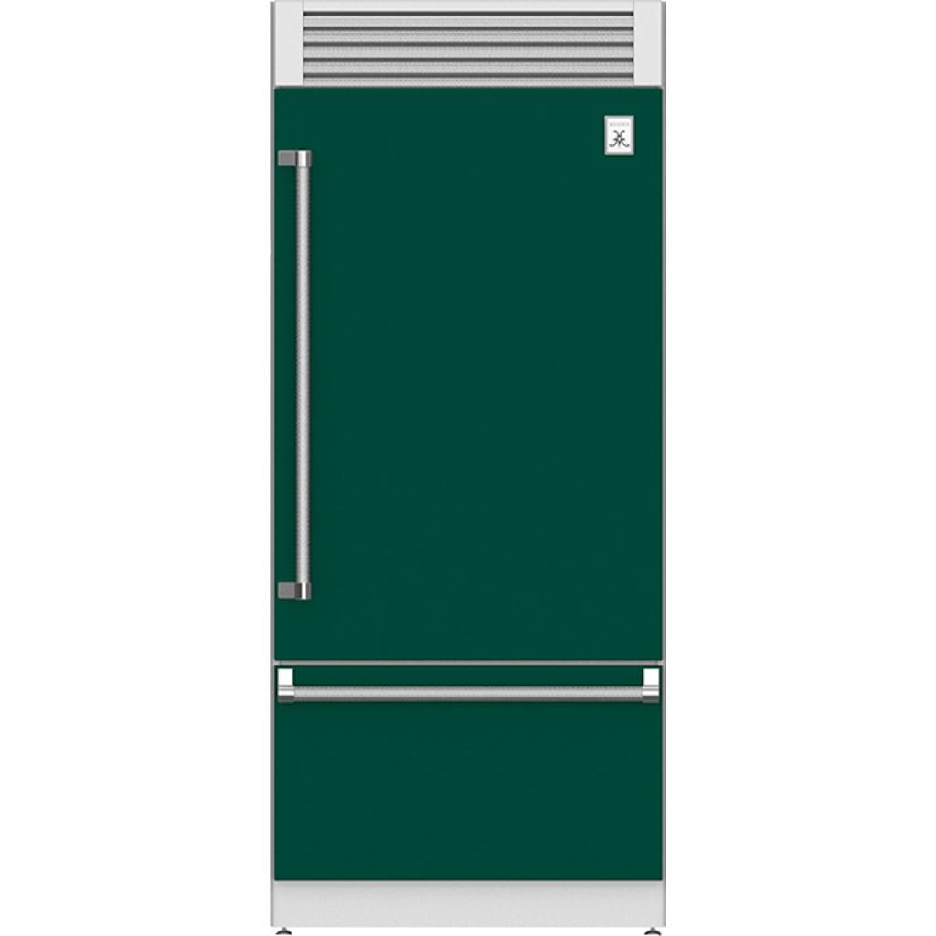 Hestan 36" Pro Style Bottom Mount, Top Compressor Refrigerator - KRP Series Refrigerators KRPR36-GR Wine Coolers Empire