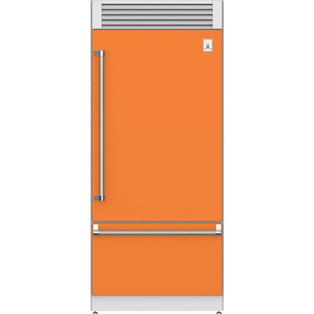 Hestan 36" Pro Style Bottom Mount, Top Compressor Refrigerator - KRP Series Refrigerators KRPR36-OR Wine Coolers Empire