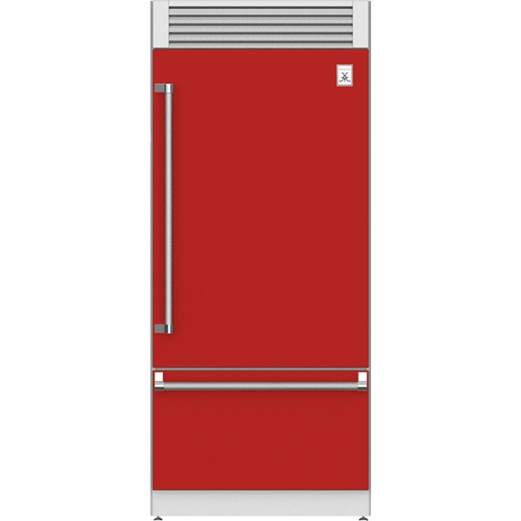 Hestan 36" Pro Style Bottom Mount, Top Compressor Refrigerator - KRP Series Refrigerators KRPR36-RD Wine Coolers Empire