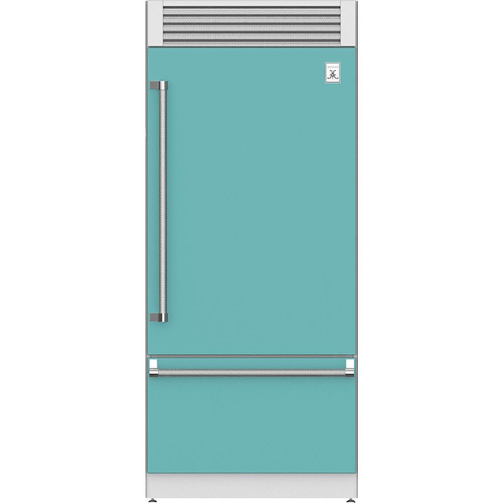 Hestan 36" Pro Style Bottom Mount, Top Compressor Refrigerator - KRP Series Refrigerators KRPR36-TQ Wine Coolers Empire