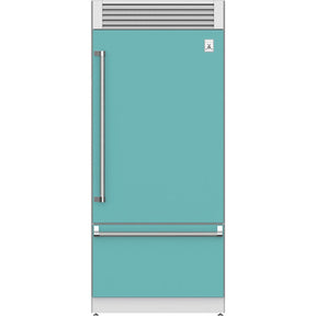 Hestan 36" Pro Style Bottom Mount, Top Compressor Refrigerator - KRP Series Refrigerators KRPR36-TQ Wine Coolers Empire