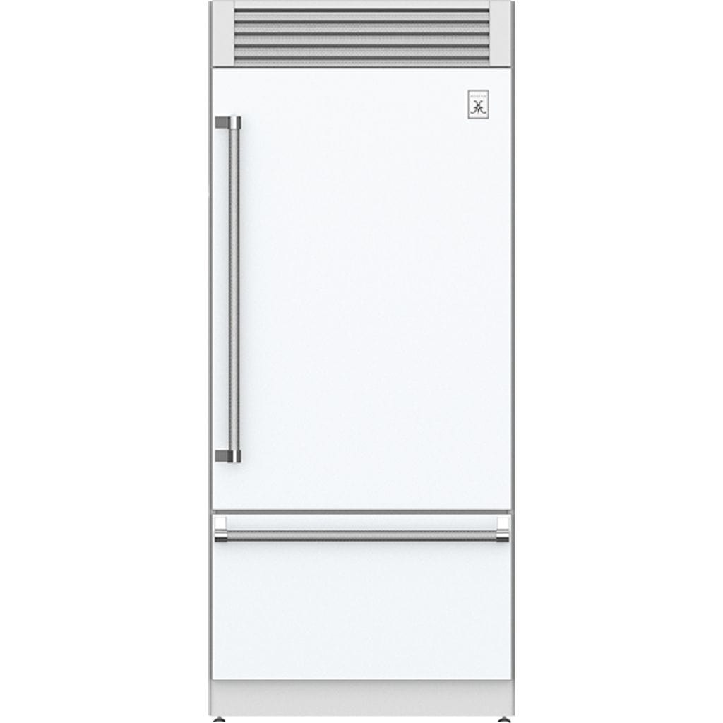 Hestan 36" Pro Style Bottom Mount, Top Compressor Refrigerator - KRP Series Refrigerators KRPR36-WH Wine Coolers Empire