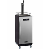 Kegco 15" Wide Cold Brew Coffee Single Tap Stainless Steel Kegerator ICS15BSR Coffee Dispensers ICS15BSRNK Wine Coolers Empire