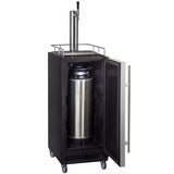 Kegco 15" Wide Cold Brew Coffee Single Tap Stainless Steel Kegerator ICS15BSR Coffee Dispensers ICS15BSRNK Wine Coolers Empire