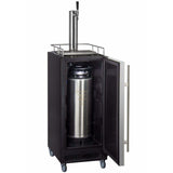 Kegco 15" Wide Commercial with Stainless Steel Door Kegerator SLK15BSR Kegerators SLK15BSRNK Wine Coolers Empire