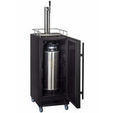 Kegco 15" Wide Kombucha Single Tap Black Kegerator KOM15BBR Kegerators KOM15BBRNK Wine Coolers Empire