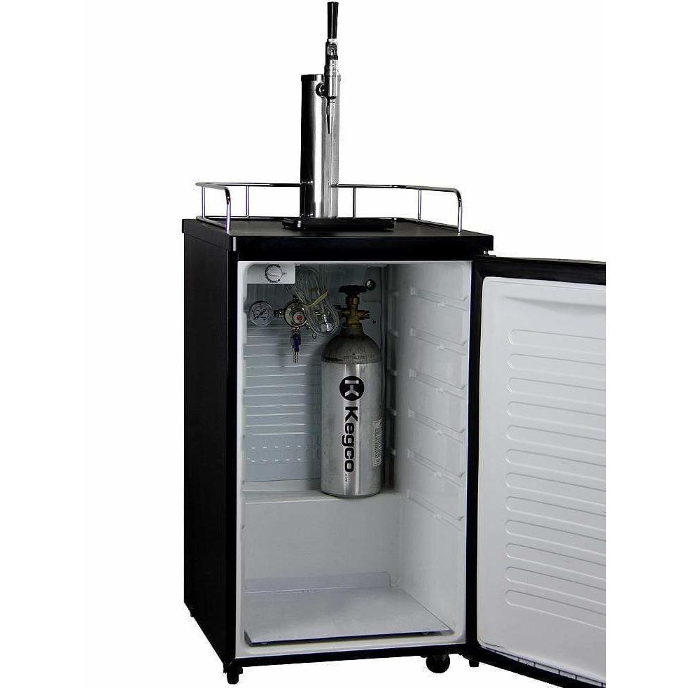 Kegco 20" Wide Guinness® Black Single Tap Kegerator K199B-G Kegerators K199B-GNK Wine Coolers Empire