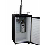 Kegco 20" Wide Guinness® Black Single Tap Kegerator K199B-G Kegerators K199B-GNK Wine Coolers Empire