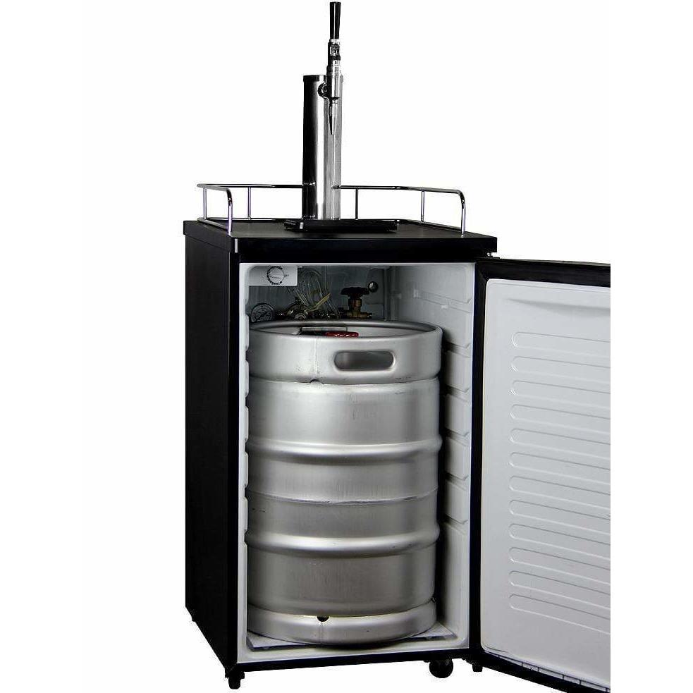 Kegco 20" Wide Guinness® Black Single Tap Kegerator K199B-G Kegerators K199B-GNK Wine Coolers Empire