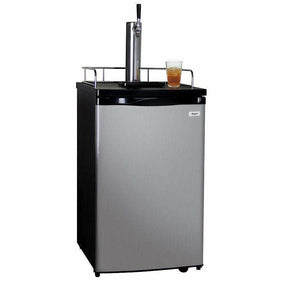 Kegco 20" Wide Kombucha Single Tap Stainless Steel Kegerator KOM19S-1 Kegerators KOM19S-1NK Wine Coolers Empire
