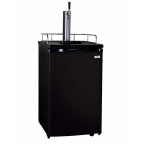 Kegco 20" Wide Single Tap Black Kegerator K199B-1 Kegerators K199B-1NK Wine Coolers Empire