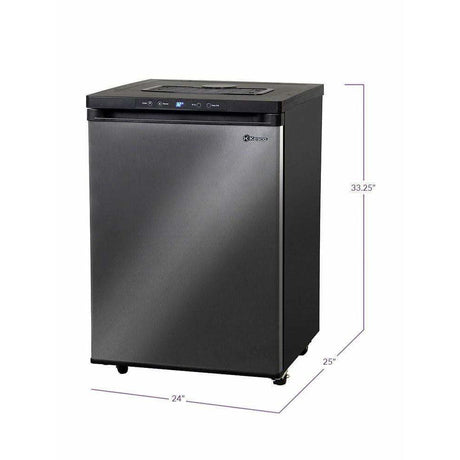 Kegco 24" Wide Black Stainless Steel Digital Kegerator - Cabinet Only Kegerator MDK-309X-01 Kegerators MDK-309X-01 Wine Coolers Empire