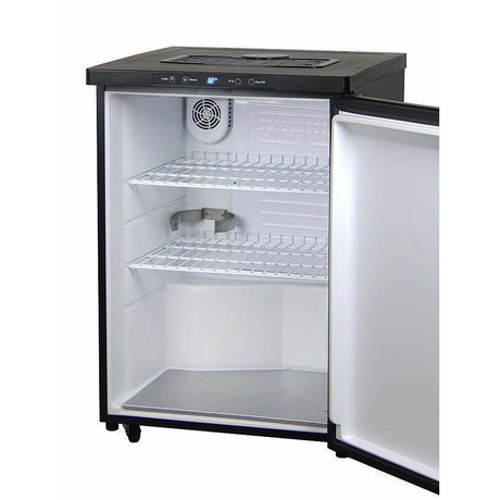 Kegco 24" Wide Black Stainless Steel Digital Kegerator - Cabinet Only Kegerator MDK-309X-01 Kegerators MDK-309X-01 Wine Coolers Empire