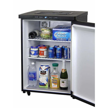 Kegco 24" Wide Black Stainless Steel Digital Kegerator - Cabinet Only Kegerator MDK-309X-01 Kegerators MDK-309X-01 Wine Coolers Empire