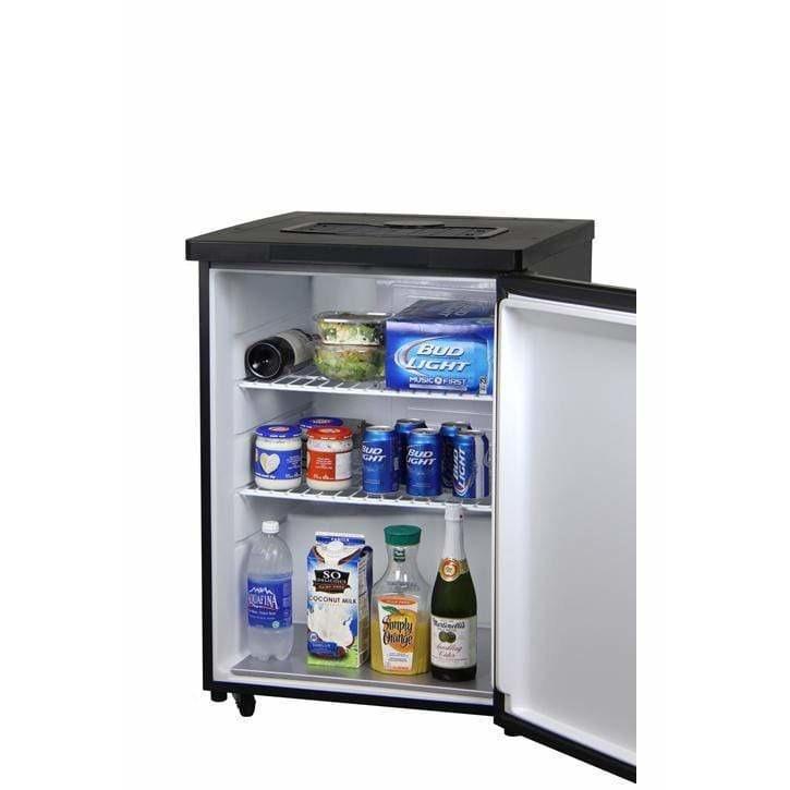 Kegco 24" Wide Cold Brew Coffee Dual Tap Black Kegerator ICK20B-2 Coffee Dispensers ICK20B-2NK Wine Coolers Empire