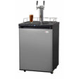 Kegco 24" Wide Cold Brew Coffee Dual Tap Stainless Steel Kegerator ICK30S-2 Coffee Dispensers ICK30S-2NK Wine Coolers Empire