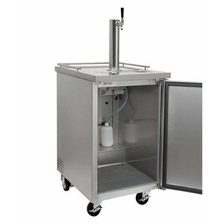 Kegco 24" Wide Cold Brew Coffee Single Tap All Stainless Steel Kegerator ICXCK-1S-1 Coffee Dispensers ICXCK-1S-1 Wine Coolers Empire