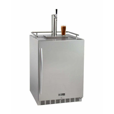 Kegco 24" Wide Cold Brew Coffee Single Tap All Stainless Steel Outdoor Built-In Right Hinge Kegerator ICHK38SSU-1 Coffee Dispensers ICHK38SSU-1 Wine Coolers Empire