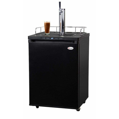 Kegco 24" Wide Cold Brew Coffee Single Tap Black Kegerator ICK30B-1 Coffee Dispensers ICK30B-1NK Wine Coolers Empire