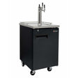 Kegco 24" Wide Cold Brew Coffee Triple Tap Black Kegerator ICXCK-1B-3 Coffee Dispensers ICXCK-1B-3 Wine Coolers Empire