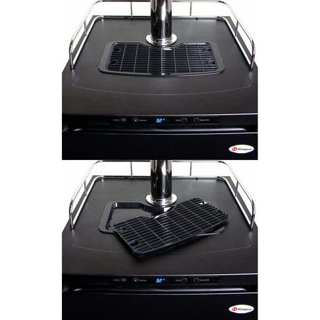 Kegco 24" Wide Dual Tap Black Home Brew Kegerator HBK309B-2 Kegerators HBK309B-2NK Wine Coolers Empire